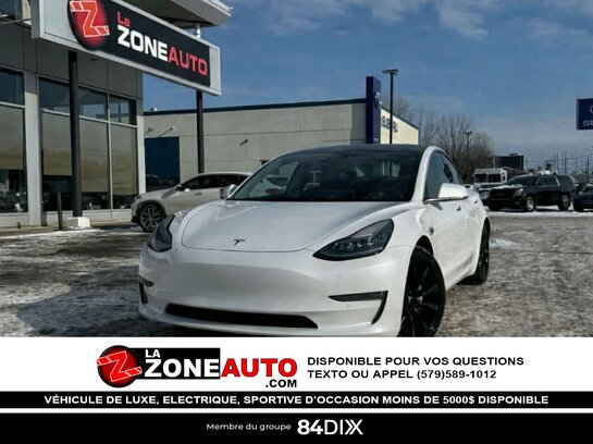 Tesla Model 3 Long Range AWD 2019 2019 Blanc