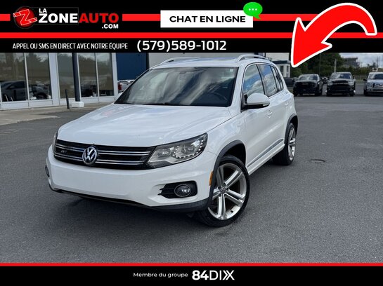 2014 Volkswagen Tiguan Highline R-Line 2014 White
