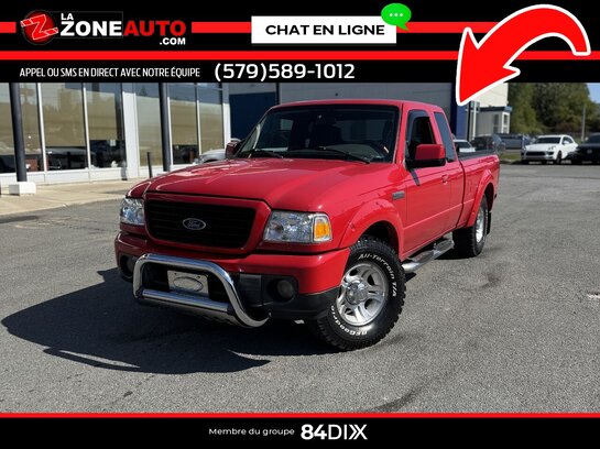 2009 Ford Ranger Sport 2009 Red