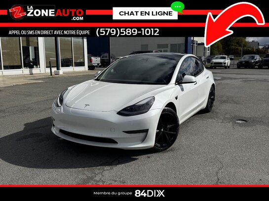 Tesla Model 3 2021 2021 Blanc